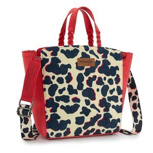 7487 Wrangler Cow Print Crossbody Bags Trendy Designer Purses Handbags